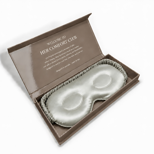 Contour Silk Sleep Mask - Sage Green