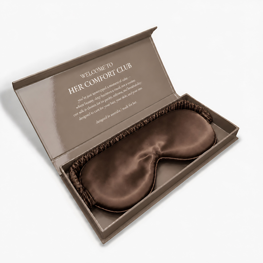 Silk Sleep Mask - Espresso