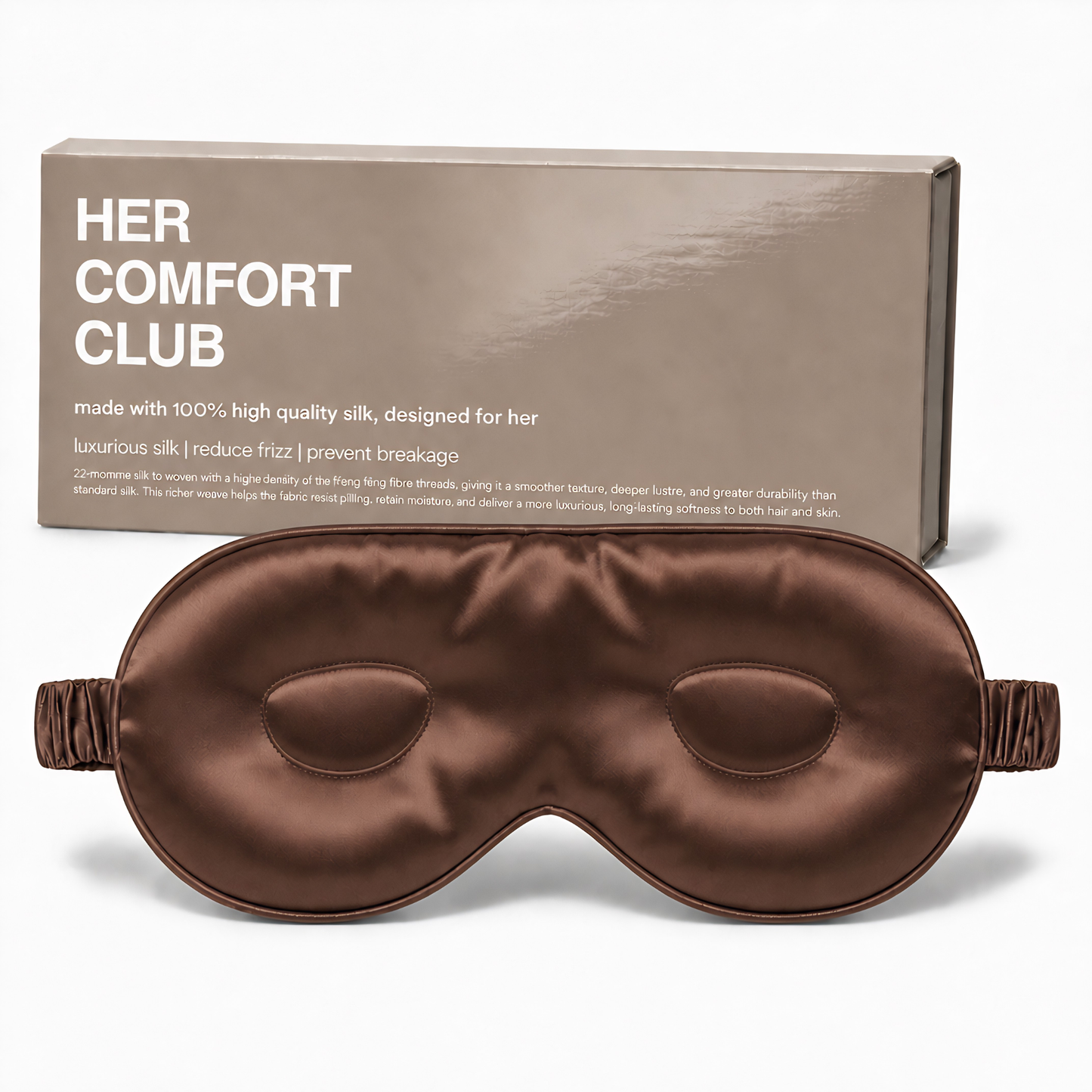 Contour Silk Sleep Mask - Espresso