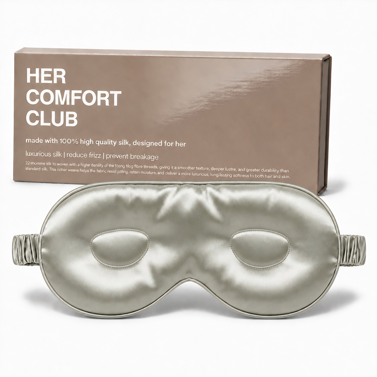 Contour Silk Sleep Mask - Sage Green
