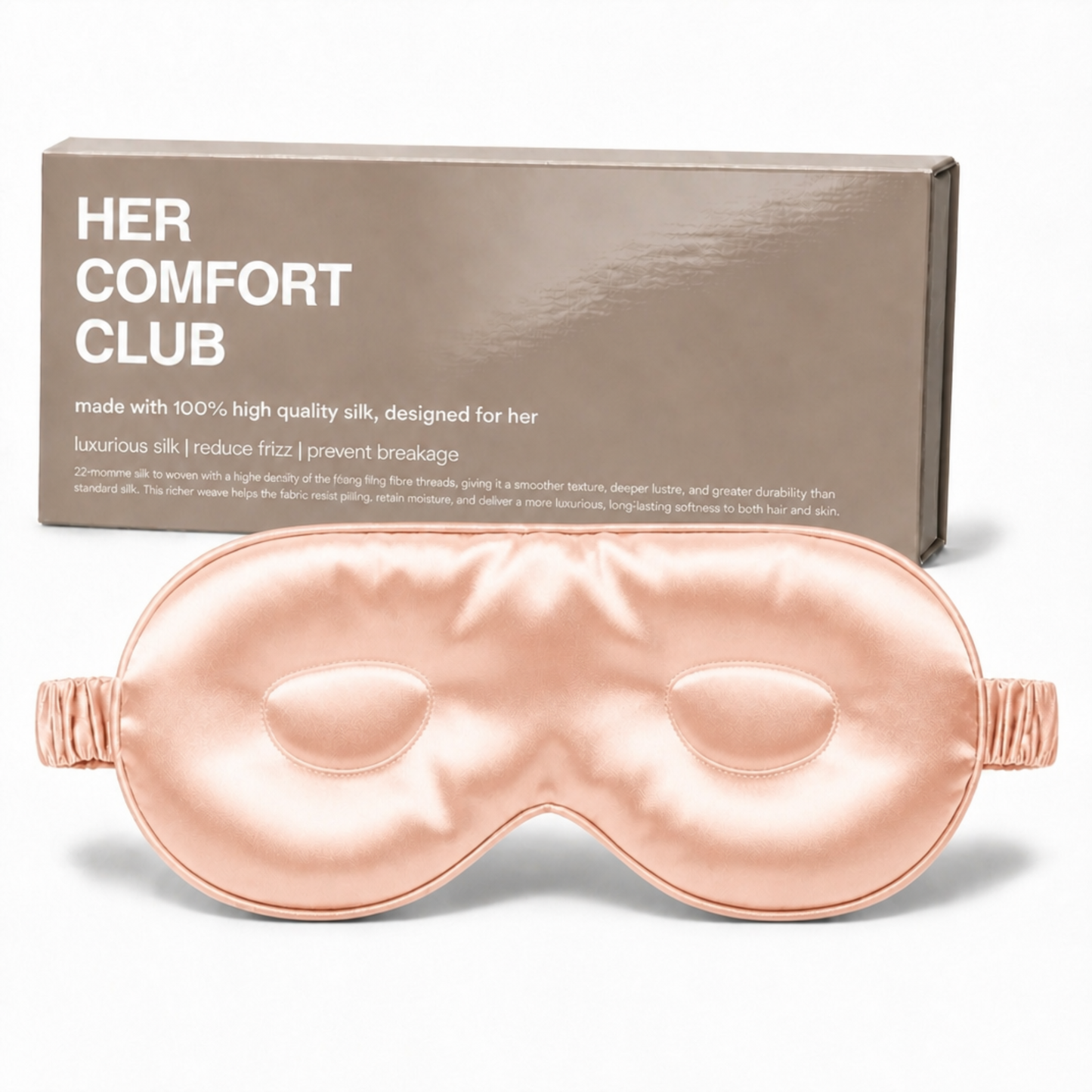 Contour Silk Sleep Mask - Blush Pink