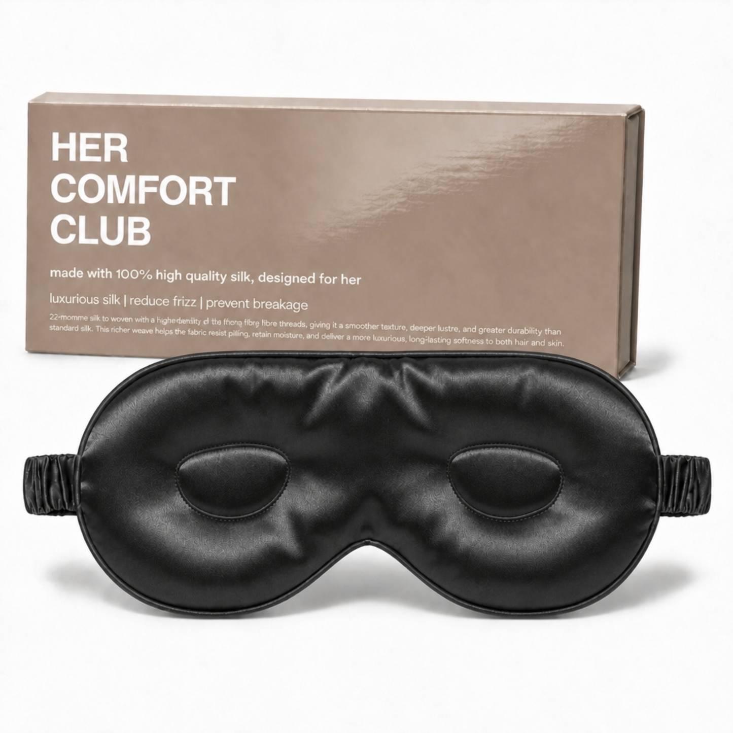 Contour Silk Sleep Mask - Black