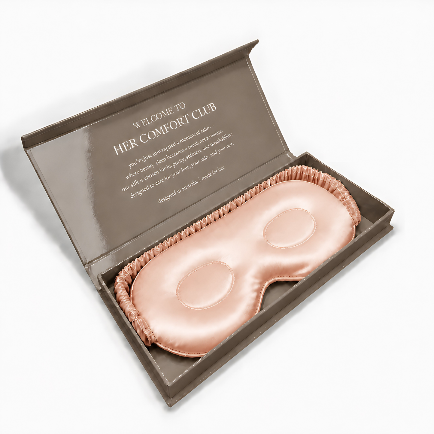Contour Silk Sleep Mask - Blush Pink