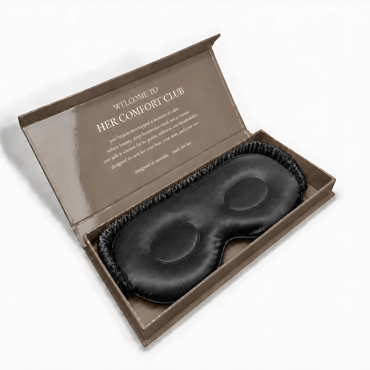 Contour Silk Sleep Mask - Black