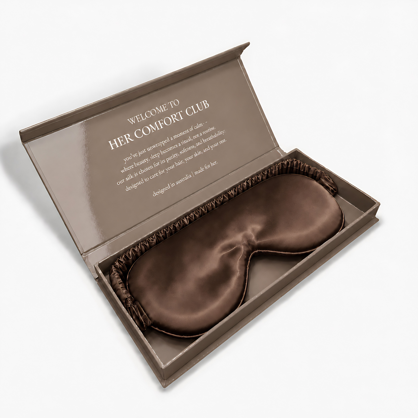 Silk Sleep Mask - Espresso