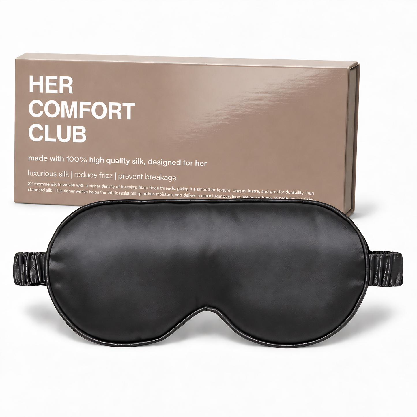 Silk Sleep Mask - Black