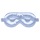 Contour Silk Sleep Mask - Baby Blue