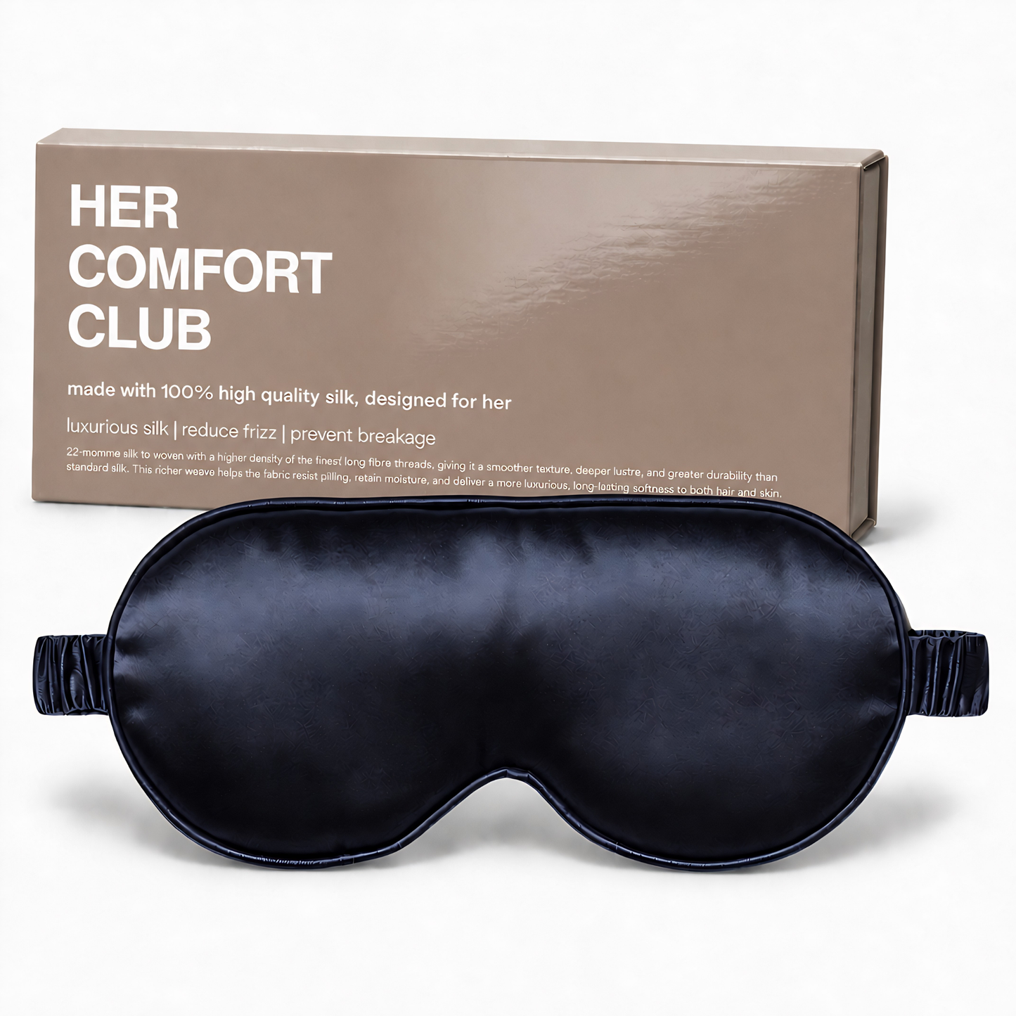 Silk Sleep Mask - Navy Blue