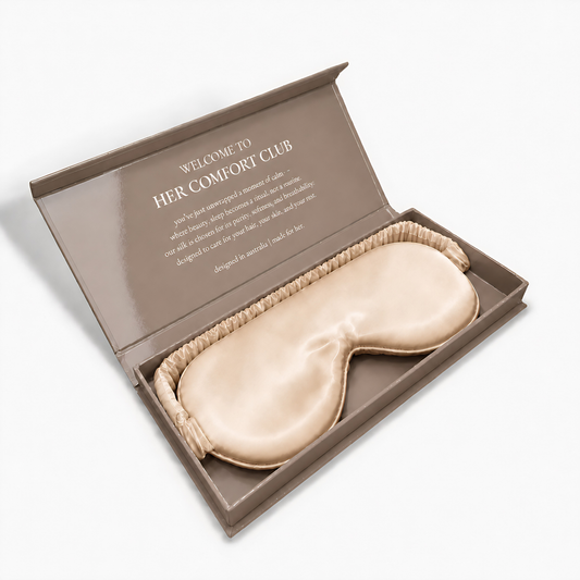 Silk Sleep Mask - Champagne