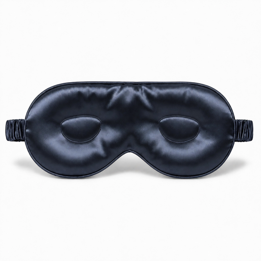 Contour Silk Sleep Mask - Navy Blue