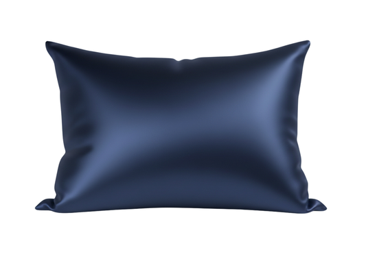 Silk Pillowcase Queen - Navy Blue
