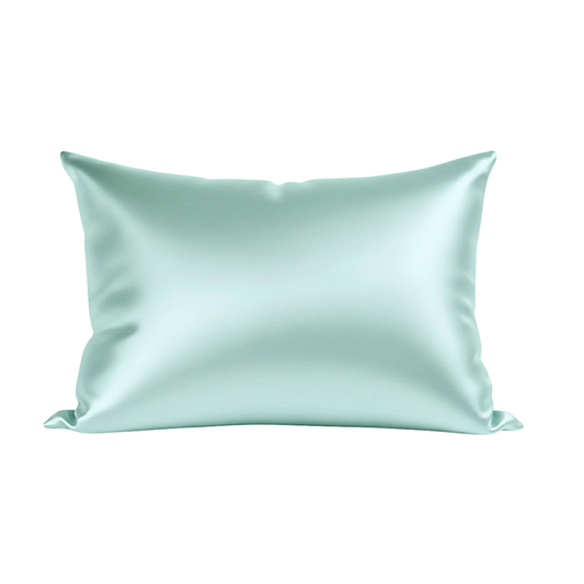 Silk Pillowcase Queen - Mint Green