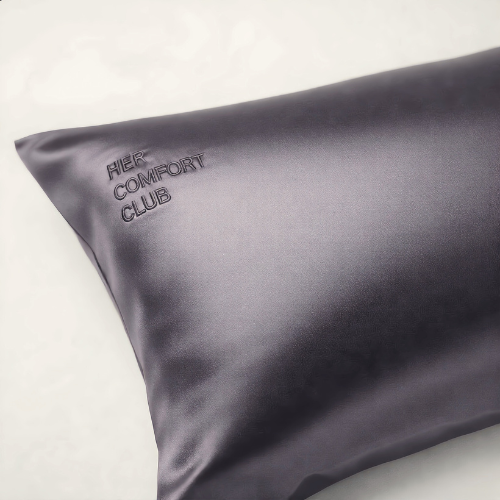 Silk Pillowcase Queen - Charcoal