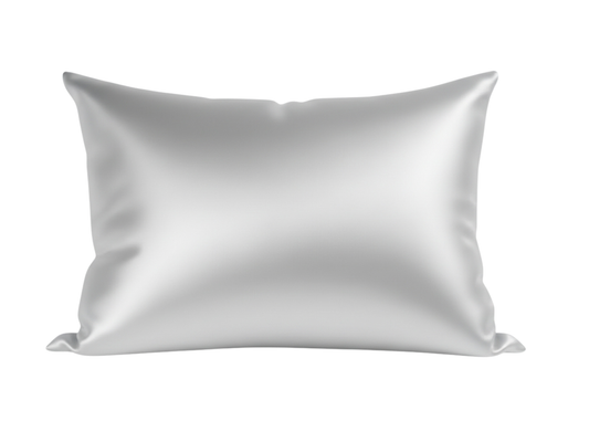 Silk Pillowcase Queen - Silver